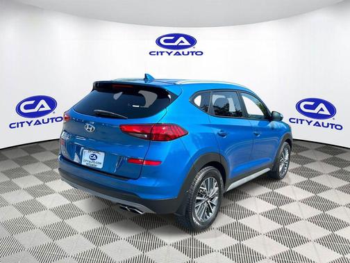 Aqua Blue 2020 Hyundai TUCSON SEL