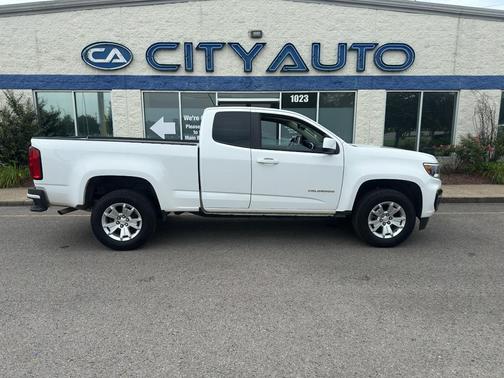 Summit White 2021 Chevrolet Colorado LT