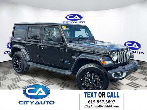 Black Clearcoat 2025 Jeep Wrangler 4xe Sahara