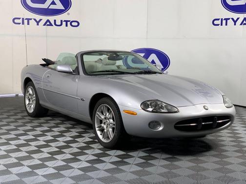 Platinum Silver 2001 Jaguar XK8 Base