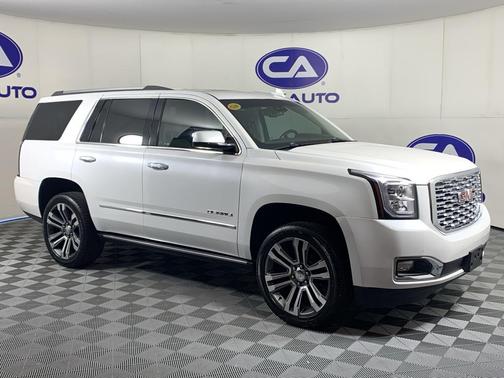 White Frost Tricoat 2020 GMC Yukon Denali