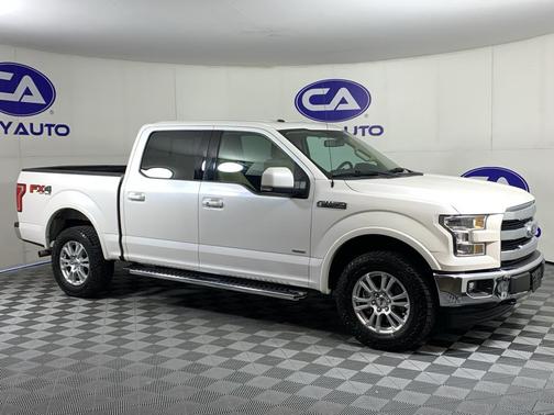 White Platinum Metallic Tri-Coat 2017 Ford F-150 Lariat