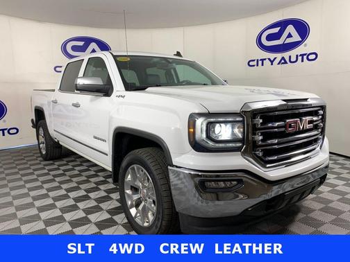 Summit White 2018 GMC Sierra 1500 SLT