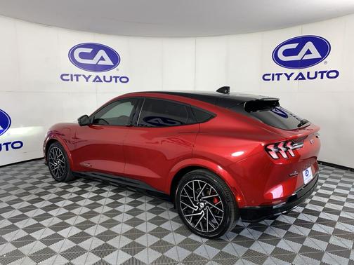 Rapid Red Metallic Tinted Clearcoat 2022 Ford Mustang Mach-E GT