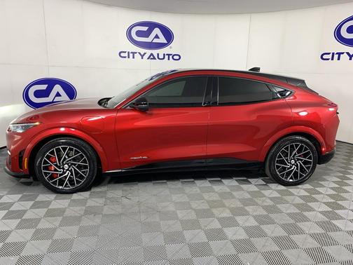 Rapid Red Metallic Tinted Clearcoat 2022 Ford Mustang Mach-E GT