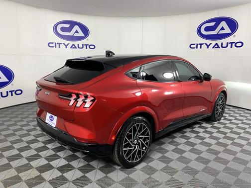 Rapid Red Metallic Tinted Clearcoat 2022 Ford Mustang Mach-E GT