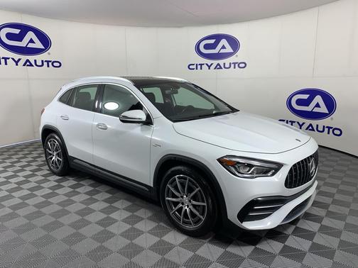 Digital White Metallic 2022 Mercedes-Benz AMG GLA 35 4MATIC