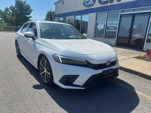 Platinum White Pearl 2024 Honda Civic Touring