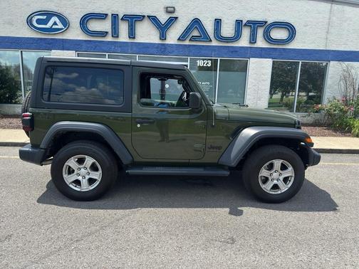 Sarge Green Clearcoat 2023 Jeep Wrangler Sport S
