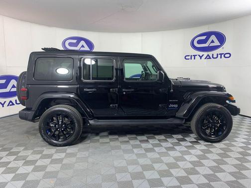 Black Clearcoat 2023 Jeep Wrangler 4xe Sahara