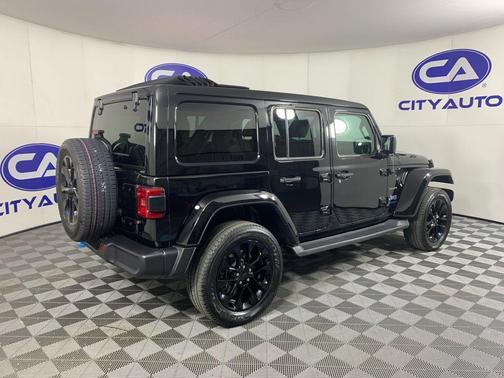 Black Clearcoat 2023 Jeep Wrangler 4xe Sahara