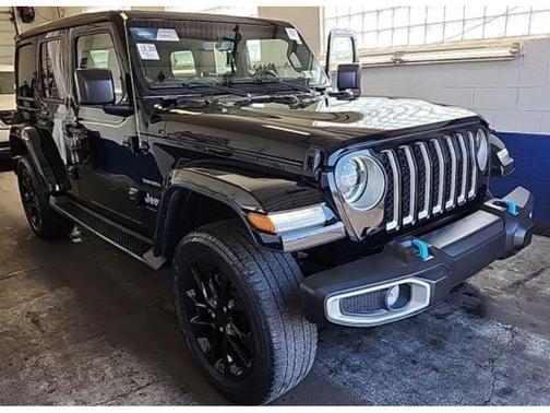 Black Clearcoat 2023 Jeep Wrangler 4xe Sahara