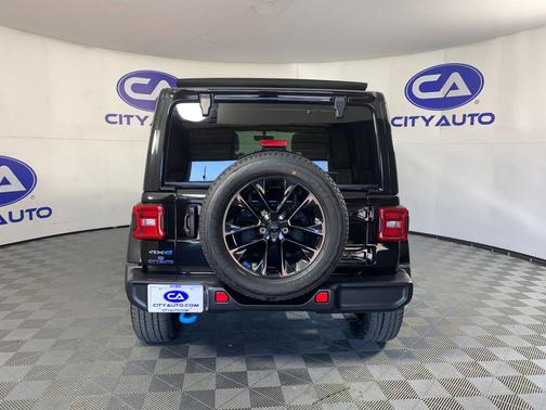 Black Clearcoat 2023 Jeep Wrangler 4xe Sahara