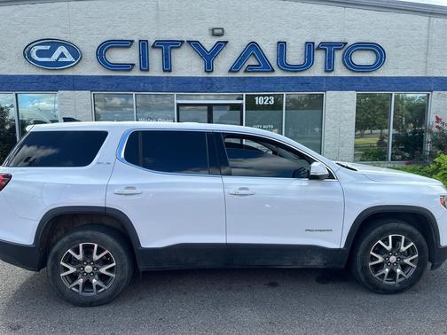 Summit White 2021 GMC Acadia FWD SLE