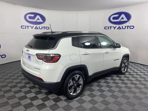 White Clearcoat 2019 Jeep Compass Limited