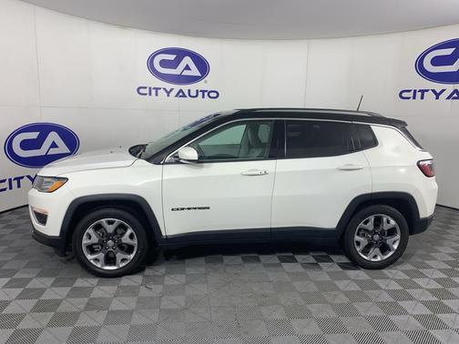White Clearcoat 2019 Jeep Compass Limited