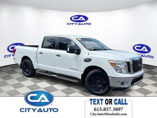 Glacier White 2017 Nissan Titan SV