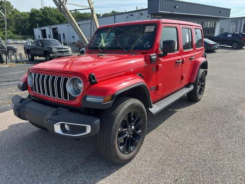Firecracker Red Clearcoat 2025 Jeep Wrangler 4xe Sahara
