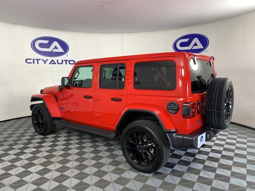 Firecracker Red Clearcoat 2025 Jeep Wrangler 4xe Sahara