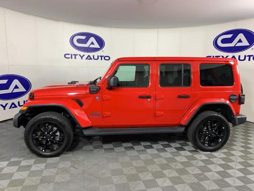 Firecracker Red Clearcoat 2025 Jeep Wrangler 4xe Sahara