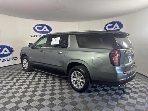 Silver Sage Metallic 2023 Chevrolet Suburban Premier