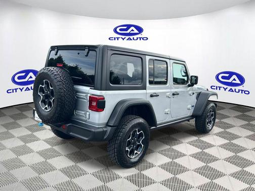 Silver Zynith Clearcoat 2023 Jeep Wrangler 4xe Rubicon