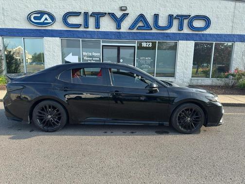 Midnight Black Metallic 2022 Toyota Camry XSE