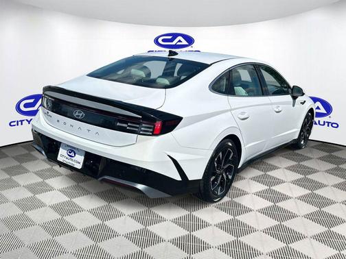 Serenity White 2025 Hyundai SONATA SEL