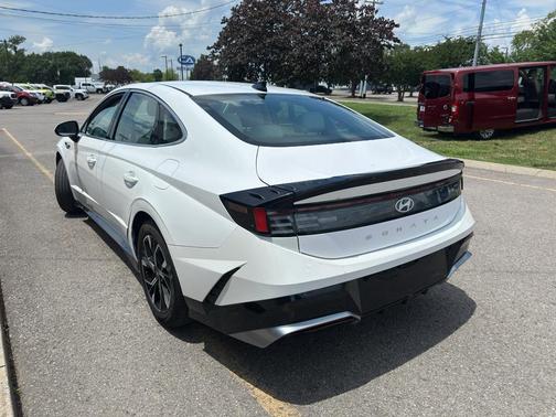 Serenity White 2025 Hyundai SONATA SEL