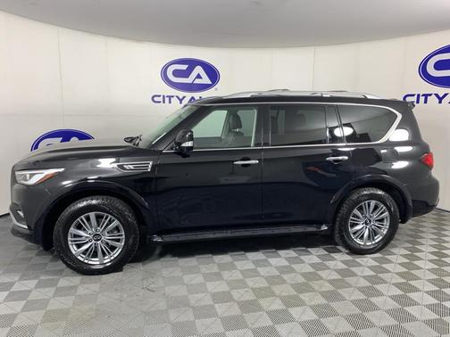 Black Obsidian 2021 INFINITI QX80 Luxe