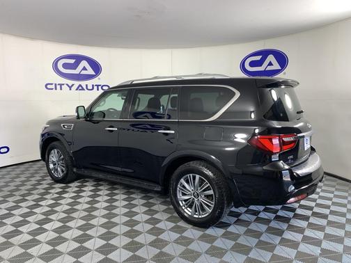 Black Obsidian 2021 INFINITI QX80 Luxe