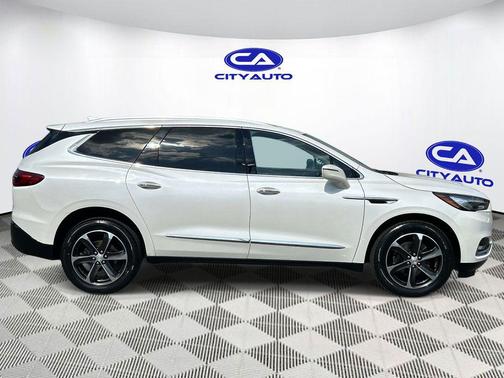 White Frost Tricoat 2020 Buick Enclave AWD Essence