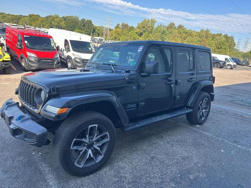 Black Clearcoat 2024 Jeep Wrangler 4xe Sport S