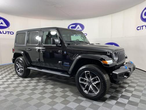 Black Clearcoat 2024 Jeep Wrangler 4xe Sport S
