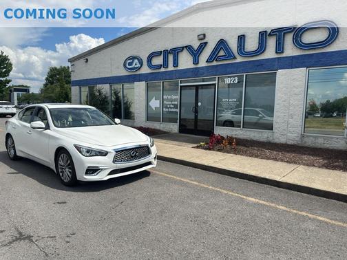 Majestic White 2022 INFINITI Q50 3.0t LUXE