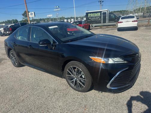 Midnight Black Metallic 2023 Toyota Camry Hybrid XLE