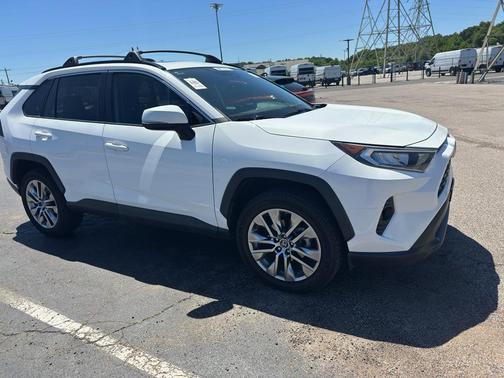Super White 2019 Toyota RAV4 XLE Premium
