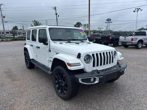 Bright White Clearcoat 2021 Jeep Wrangler Unlimited 4xe Sahara