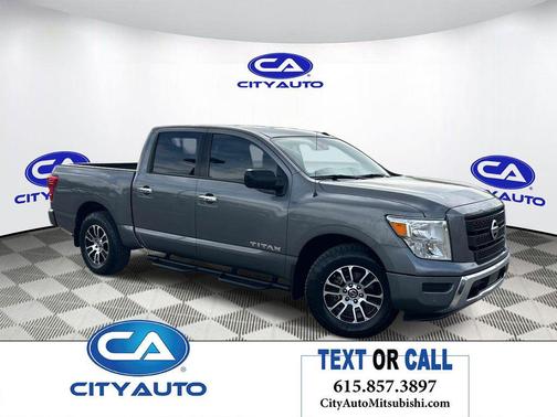 Gun Metallic 2021 Nissan Titan SV