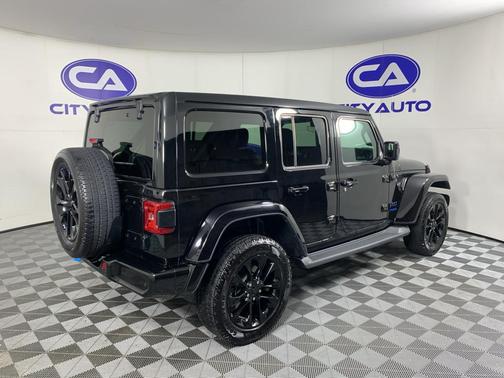 Black Clearcoat 2021 Jeep Wrangler Unlimited 4xe Sahara High Altitude