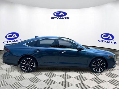 Canyon River Blue Metallic 2024 Honda Accord Hybrid Touring