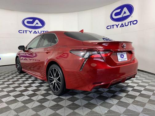 Supersonic Red 2021 Toyota Camry SE