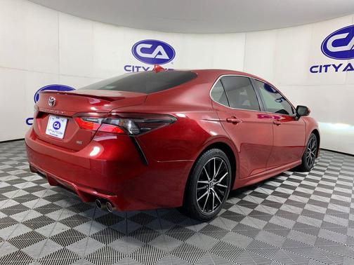 Supersonic Red 2021 Toyota Camry SE