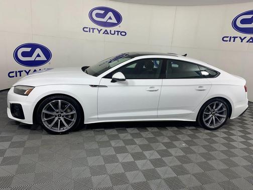 WHITE 2025 Audi A5 Sportback 45 S Line Premium