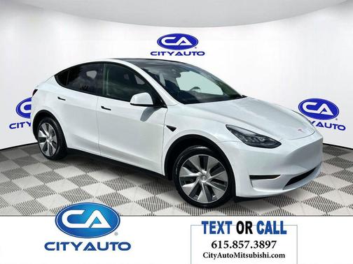 Pearl White Multi-Coat 2021 Tesla Model Y Long Range Dual Motor All-Wheel Drive