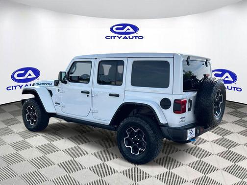 Bright White Clearcoat 2023 Jeep Wrangler 4xe Rubicon