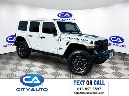 Bright White Clearcoat 2023 Jeep Wrangler 4xe Rubicon
