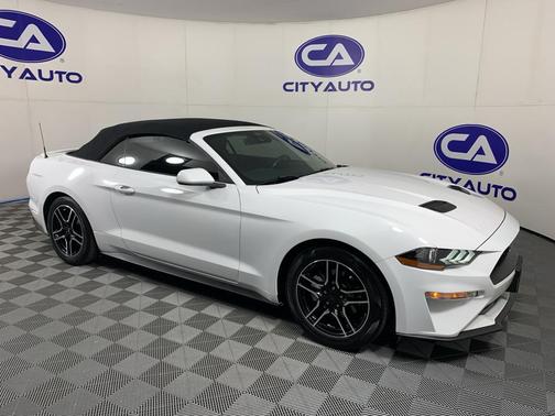 Oxford White 2021 Ford Mustang EcoBoost Premium