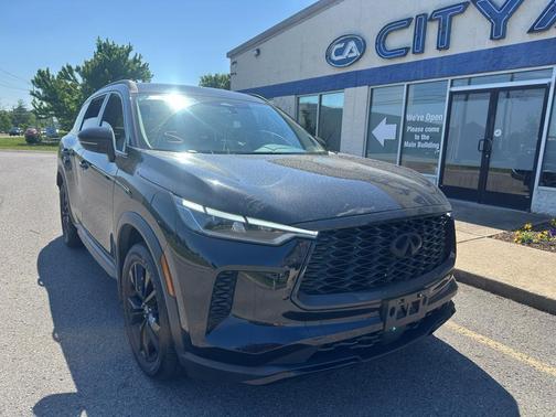 Mineral Black 2023 INFINITI QX60 Luxe