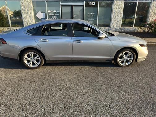 Solar Silver Metallic 2025 Honda Accord LX 1.5T